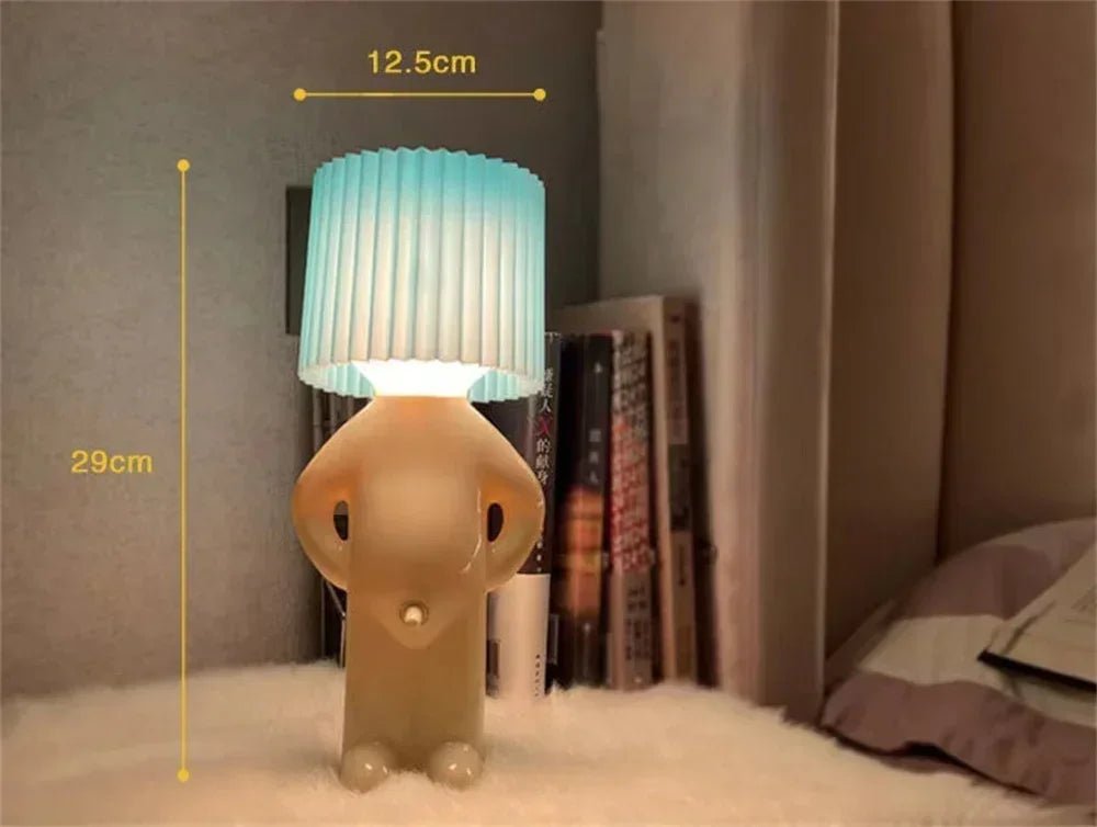 Plug - in Energy - Saving Creative Small Night Light Home Decoration Mr.P A Little Shy Man LED Naughty Boy Lamp Eye Caring - VibraStore