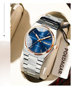 POEDAGAR Fashion Woman Watch Stainless Steel Waterproof Luminous Luxury Ladies Wristwatch Date Week Women's Quartz Watches Reloj - VibraStore