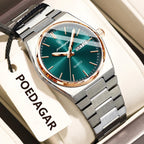 POEDAGAR Fashion Woman Watch Stainless Steel Waterproof Luminous Luxury Ladies Wristwatch Date Week Women's Quartz Watches Reloj - VibraStore