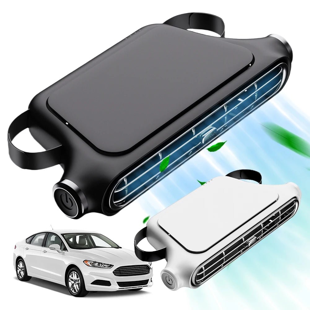 Portable Car Seat Fan 3 Speeds Adjustable Car Headrest Cooling Fan 5V USB Powered Car Rear Backrest Fan Car Interior Accessories - VibraStore