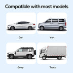 Portable Car Seat Fan 3 Speeds Adjustable Car Headrest Cooling Fan 5V USB Powered Car Rear Backrest Fan Car Interior Accessories - VibraStore