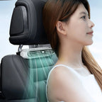 Portable Car Seat Fan 3 Speeds Adjustable Car Headrest Cooling Fan 5V USB Powered Car Rear Backrest Fan Car Interior Accessories - VibraStore