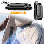 Portable Car Seat Fan 3 Speeds Adjustable Car Headrest Cooling Fan 5V USB Powered Car Rear Backrest Fan Car Interior Accessories - VibraStore