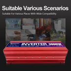 Portable Power Inverter 1000W 1600W 2200W 3000W Pure Sine Wave Solar Inverter 12v/24v to AC 220v Converter for Car Transformer - VibraStore