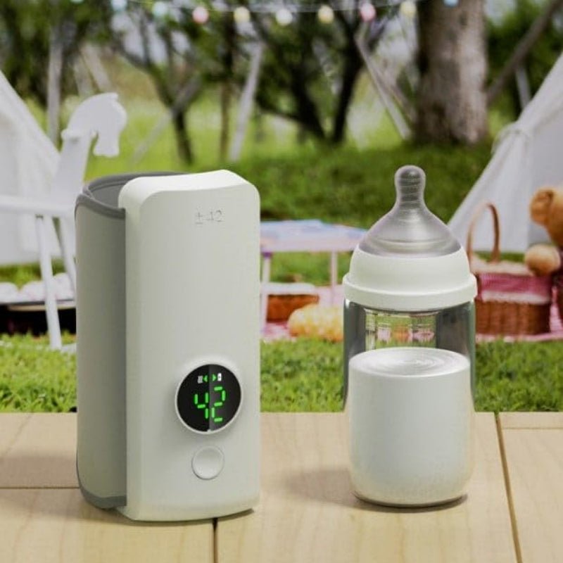Portable Wireless Rechargeable Baby Bottle Warmer USB Charging And Heating Bag Portable Constant Temperature Milk Warmer Universal Bottle Insulation Sleeve - VibraStore