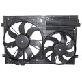 Radiator Cooling Fan Assembly For VW Golf Jetta CC Eos Passat Tiguan 1K0121205AJ - VibraStore