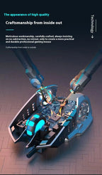 Rechargeable Wireless Mouse Gaming Computer Silent Bluetooth Mouse USB Mechanical E - Sports Backlight PC Gamer Mouse For Computer - VibraStore