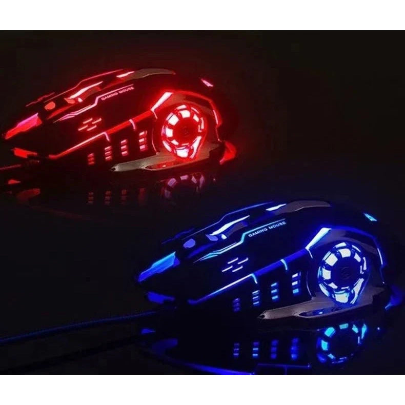 Rechargeable Wireless Mouse Gaming Computer Silent Bluetooth Mouse USB Mechanical E - Sports Backlight PC Gamer Mouse For Computer - VibraStore