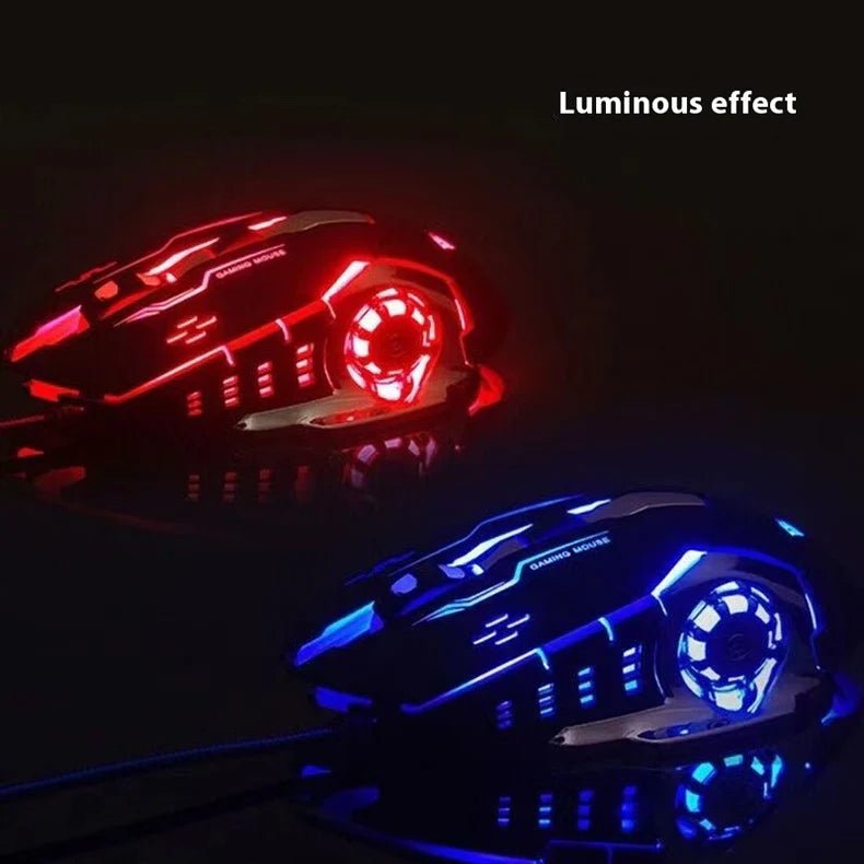 Rechargeable Wireless Mouse Gaming Computer Silent Bluetooth Mouse USB Mechanical E - Sports Backlight PC Gamer Mouse For Computer - VibraStore