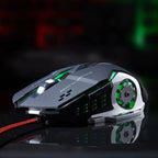 Rechargeable Wireless Mouse Gaming Computer Silent Bluetooth Mouse USB Mechanical E - Sports Backlight PC Gamer Mouse For Computer - VibraStore