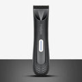 Recortador eléctrico para cabello en la ingle de hombres: peluquero corporal versátil y recortador de vello púbico impermeable con hoja de cerámica reemplazable - VibraStore