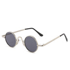 Retro Hip Hop Sunglasses Small Frame Round - VibraStore