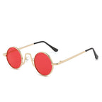 Retro Hip Hop Sunglasses Small Frame Round - VibraStore