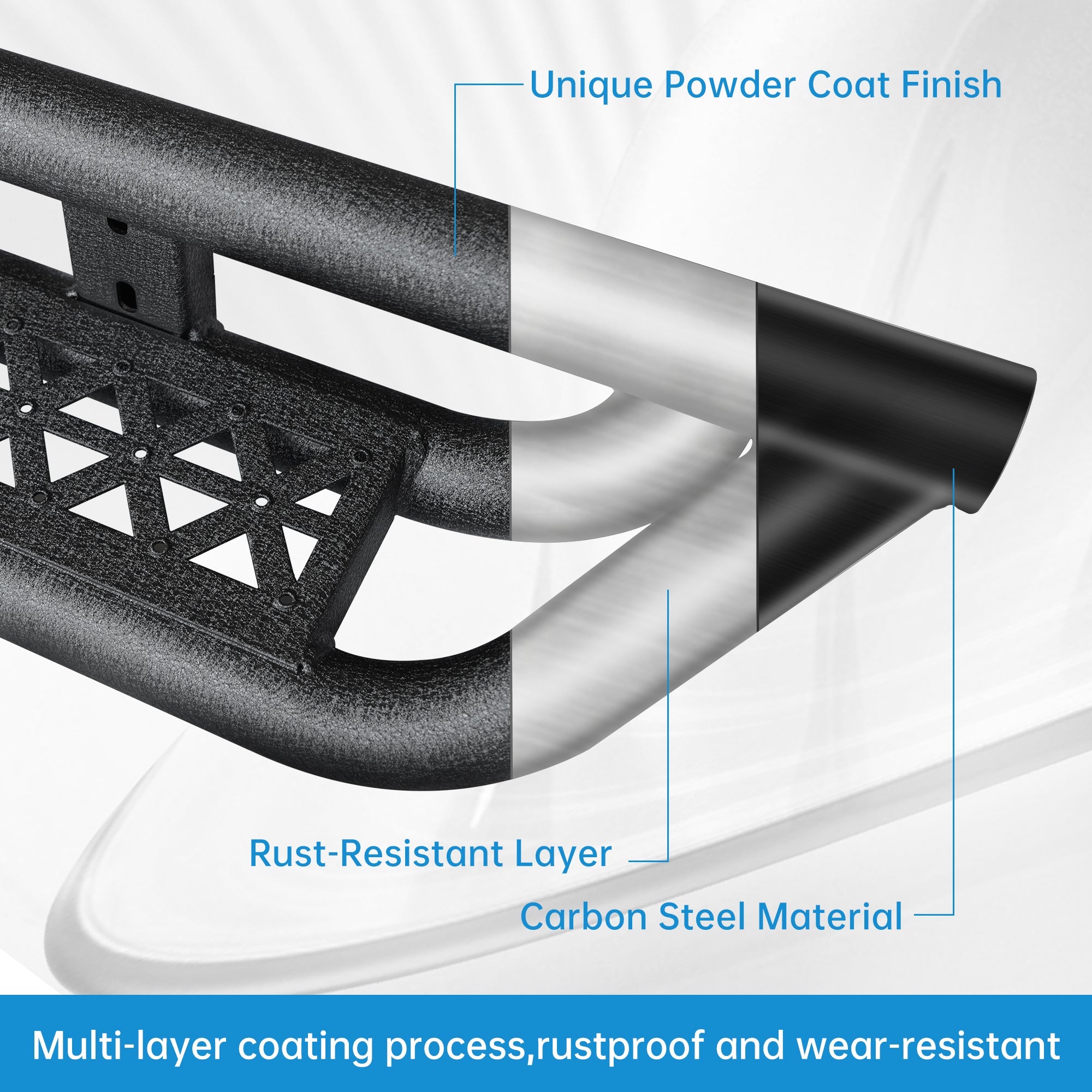 Running Boards Compatible With Wrangler JL - VibraStore