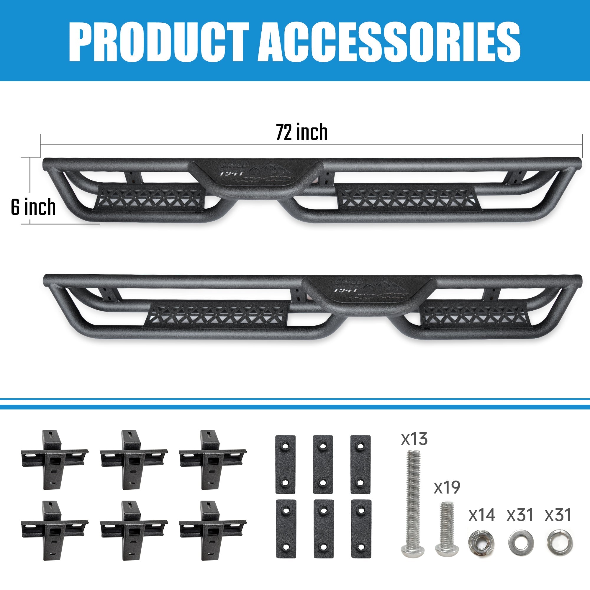 Running Boards Compatible With Wrangler JL - VibraStore