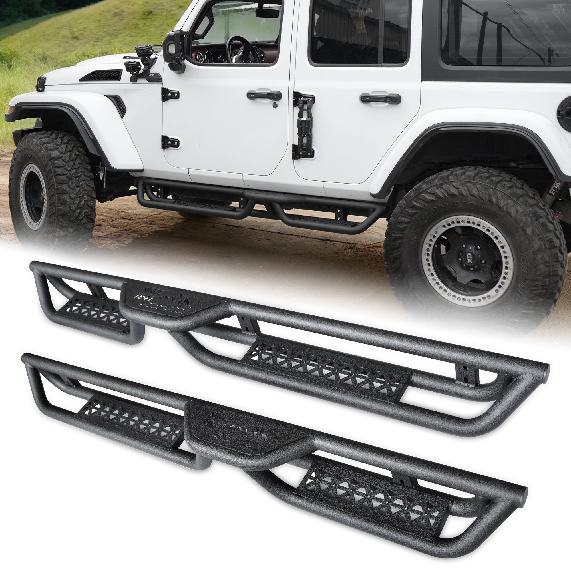 Running Boards Compatible With Wrangler JL - VibraStore