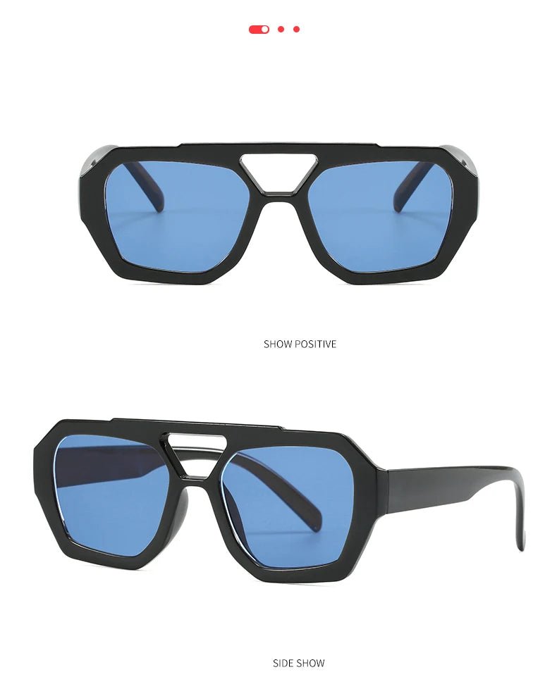 Senderismo nuevo diseño de doble puente gafas antiligeras para mujer gafas de diseño de patrón de leopardo de moda protector solar al aire libre de alta calidad - VibraStore