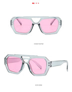 Senderismo nuevo diseño de doble puente gafas antiligeras para mujer gafas de diseño de patrón de leopardo de moda protector solar al aire libre de alta calidad - VibraStore