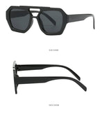 Senderismo nuevo diseño de doble puente gafas antiligeras para mujer gafas de diseño de patrón de leopardo de moda protector solar al aire libre de alta calidad - VibraStore