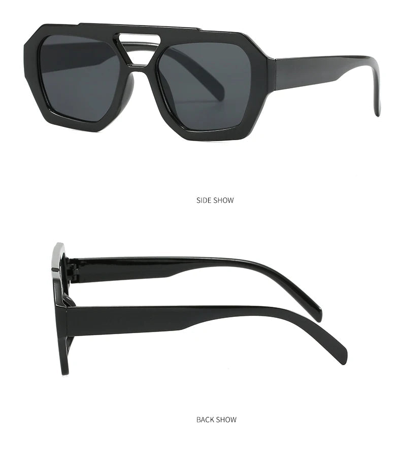 Senderismo nuevo diseño de doble puente gafas antiligeras para mujer gafas de diseño de patrón de leopardo de moda protector solar al aire libre de alta calidad - VibraStore