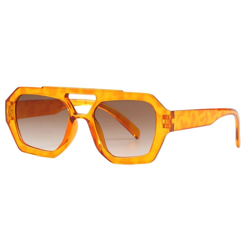 Senderismo nuevo diseño de doble puente gafas antiligeras para mujer gafas de diseño de patrón de leopardo de moda protector solar al aire libre de alta calidad - VibraStore
