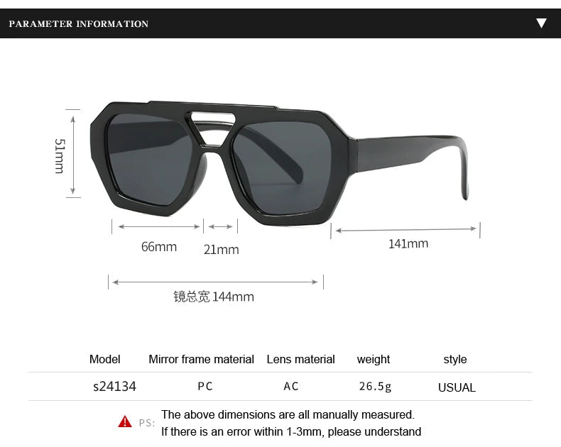 Senderismo nuevo diseño de doble puente gafas antiligeras para mujer gafas de diseño de patrón de leopardo de moda protector solar al aire libre de alta calidad - VibraStore