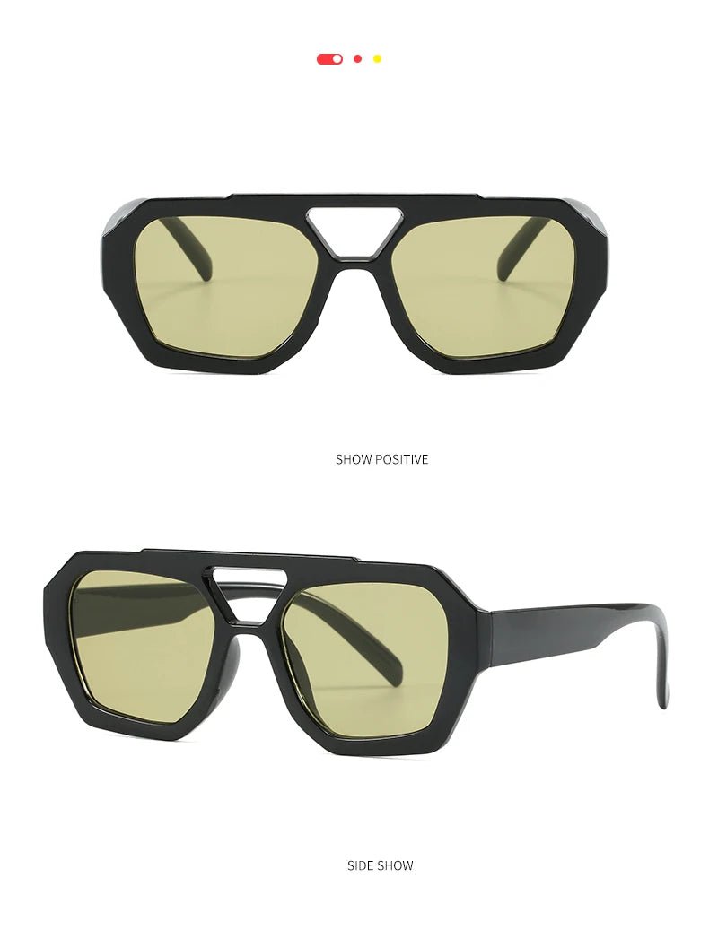 Senderismo nuevo diseño de doble puente gafas antiligeras para mujer gafas de diseño de patrón de leopardo de moda protector solar al aire libre de alta calidad - VibraStore