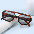 Senderismo nuevo diseño de doble puente gafas antiligeras para mujer gafas de diseño de patrón de leopardo de moda protector solar al aire libre de alta calidad - VibraStore