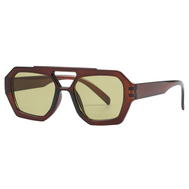 Senderismo nuevo diseño de doble puente gafas antiligeras para mujer gafas de diseño de patrón de leopardo de moda protector solar al aire libre de alta calidad - VibraStore