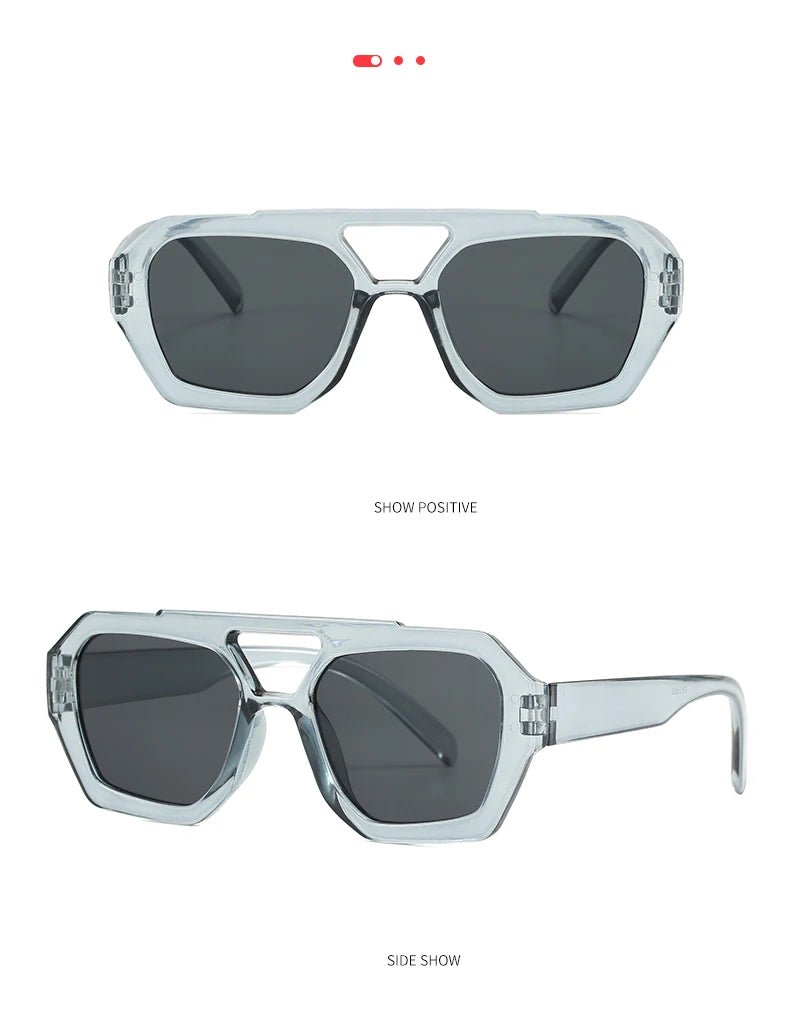 Senderismo nuevo diseño de doble puente gafas antiligeras para mujer gafas de diseño de patrón de leopardo de moda protector solar al aire libre de alta calidad - VibraStore