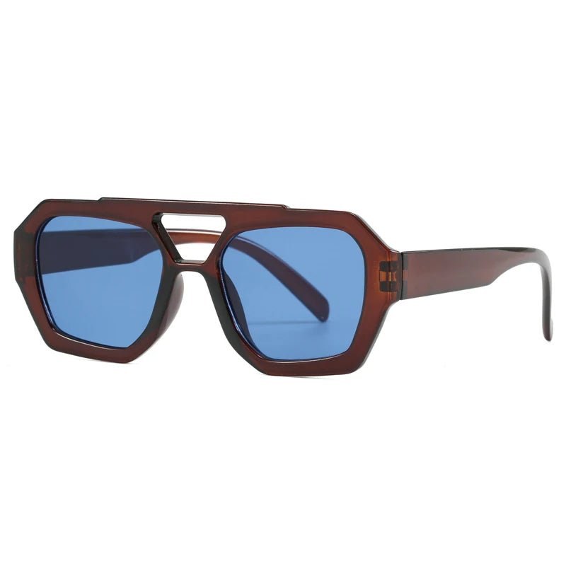 Senderismo nuevo diseño de doble puente gafas antiligeras para mujer gafas de diseño de patrón de leopardo de moda protector solar al aire libre de alta calidad - VibraStore