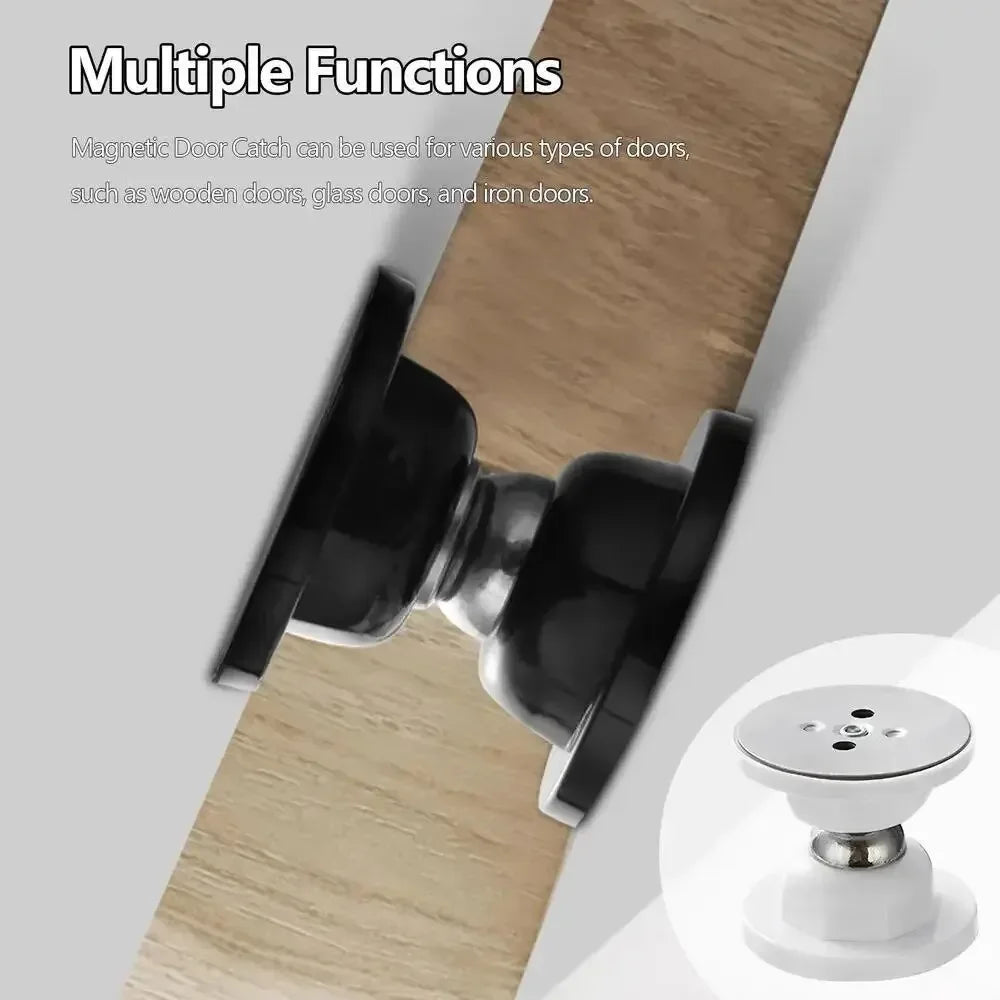 Silicone Door Suck Hotel Household Strong Magnetic Strong Mute Door Touch Silicone Anti - collision Door Stall Door Stopper - VibraStore
