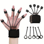 Silicone Polymer Finger Exerciser, Hand Strengthener, Uncharged Finger Flexibility Trainer, Blue - VibraStore