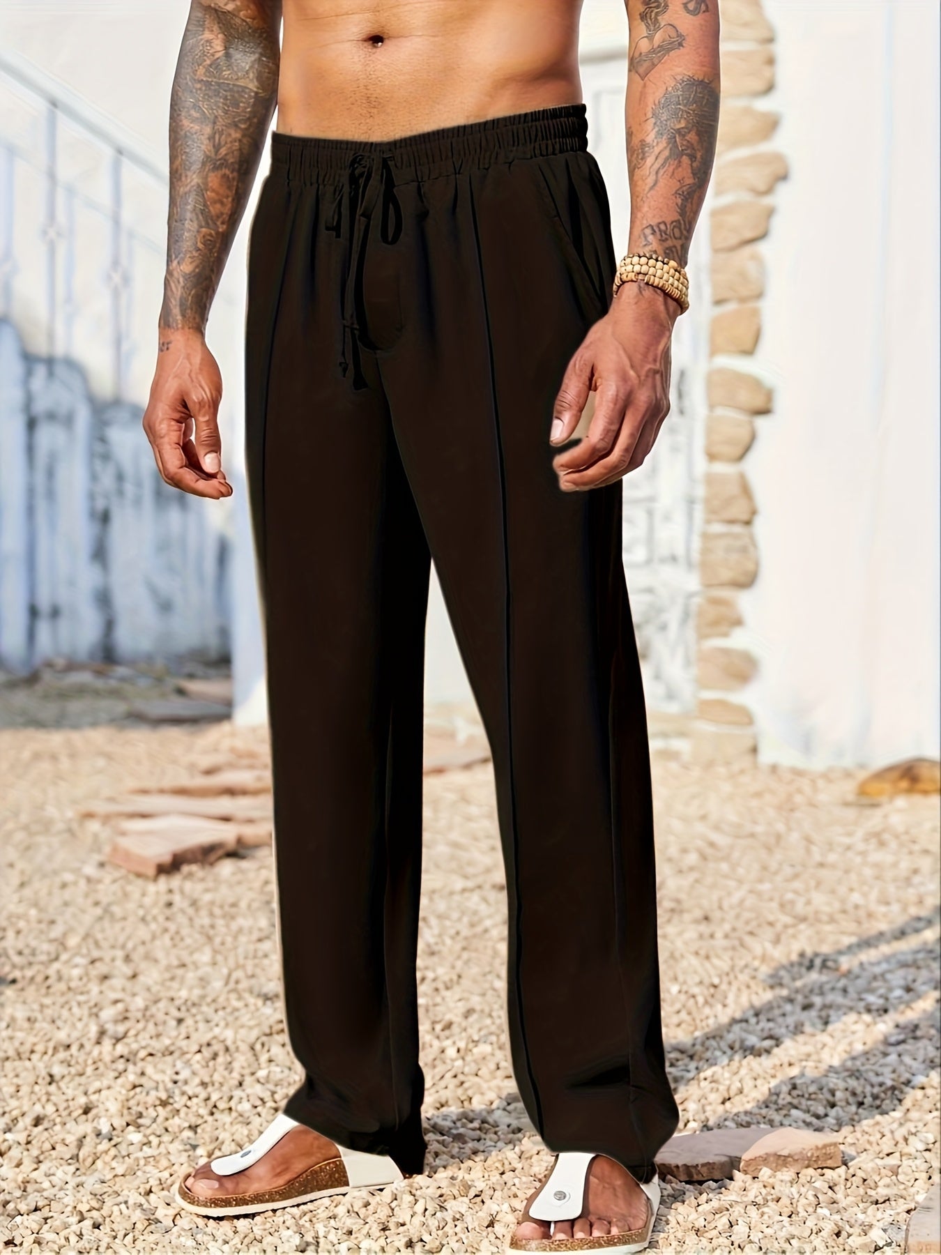 Slacks, Trendy Slacks, Men's Trousers, Men's Trousers, Long Pants, Straight Pants, Corduroy Slacks, Corsets, Anti - wrinkle Slacks, Cropped Pants, Men's Linen Slacks, Athleiseps, Stretch Slacks, Busines - VibraStore