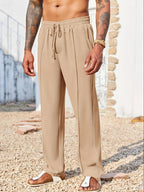 Slacks, Trendy Slacks, Men's Trousers, Men's Trousers, Long Pants, Straight Pants, Corduroy Slacks, Corsets, Anti - wrinkle Slacks, Cropped Pants, Men's Linen Slacks, Athleiseps, Stretch Slacks, Busines - VibraStore
