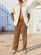 Slacks, Trendy Slacks, Men's Trousers, Men's Trousers, Long Pants, Straight Pants, Corduroy Slacks, Corsets, Anti - wrinkle Slacks, Cropped Pants, Men's Linen Slacks, Athleiseps, Stretch Slacks, Busines - VibraStore