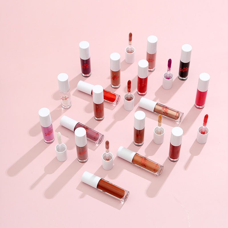 Solid Jelly Lipstick Crystal Lip Balm Water Wave Mirror Lip Gloss Long Lasting Moisturizing Lip Glaze Lip Care Makeup - VibraStore