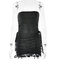 Spring Fashion Hip Skirt Popular Two - piece Set Drawstring Lace Suit Slim Fit Skirt - VibraStore
