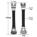 Stainless steel pry plate buckle driver for car modification removal of audio navigation center console interior door panel tool - VibraStore