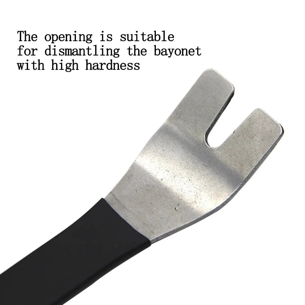 Stainless steel pry plate buckle driver for car modification removal of audio navigation center console interior door panel tool - VibraStore