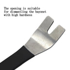 Stainless steel pry plate buckle driver for car modification removal of audio navigation center console interior door panel tool - VibraStore
