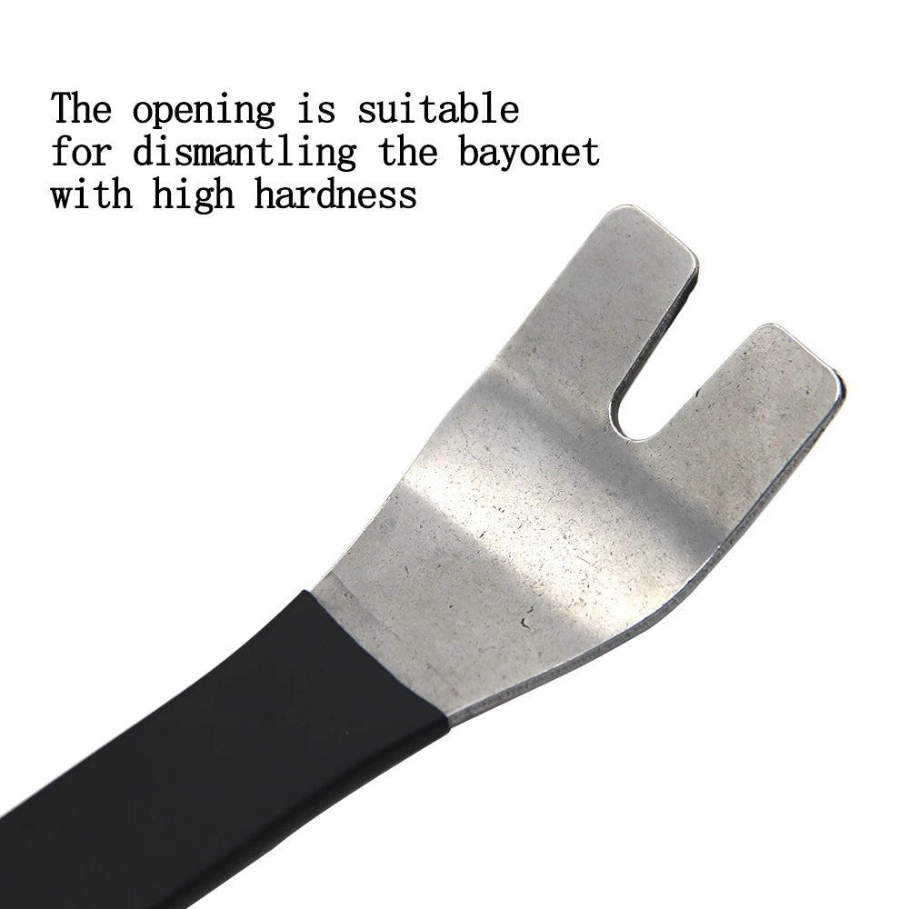 Stainless steel pry plate buckle driver for car modification removal of audio navigation center console interior door panel tool - VibraStore