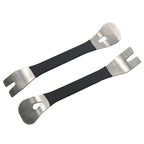 Stainless steel pry plate buckle driver for car modification removal of audio navigation center console interior door panel tool - VibraStore