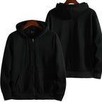 Sudaderas con capucha con cremallera para hombre,sudadera con capucha de manga larga, traje informal de moda para hombre, ropa deportiva holgada, Otoño e Invierno - VibraStore