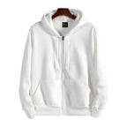 Sudaderas con capucha con cremallera para hombre,sudadera con capucha de manga larga, traje informal de moda para hombre, ropa deportiva holgada, Otoño e Invierno - VibraStore