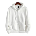 Sudaderas con capucha con cremallera para hombre,sudadera con capucha de manga larga, traje informal de moda para hombre, ropa deportiva holgada, Otoño e Invierno - VibraStore