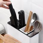 Tableware Storage Holders Kitchen Knife Plastic Storages Racks For Kitchen Convenience Cabinet Kitchen Gadgets - VibraStore