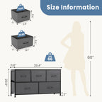 Tall Dressing Table Cloth Storage Tower - VibraStore