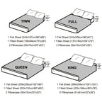 This 4pcs Satin Bed Sheet Set Includes One Fitted Sheet, One Flat Sheet, And Two Pillowcases Without Inserts. The Solid Color Showcases a Simple And Elegant Design That Never Goes Out of Style. Made from Polyester, The Fabric - VibraStore