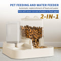 Transparent And Visible Pet Feeding And Drinking Dispenser, Automatically Refilling Food And Water, Caring For Every Moment, Allowing Owners To Travel Easily And Pets To Enjoy Worry Free Eating - VibraStore